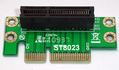 ST8004 PCI-E PCIe express 16X riser card 1U (Left-side insertion)